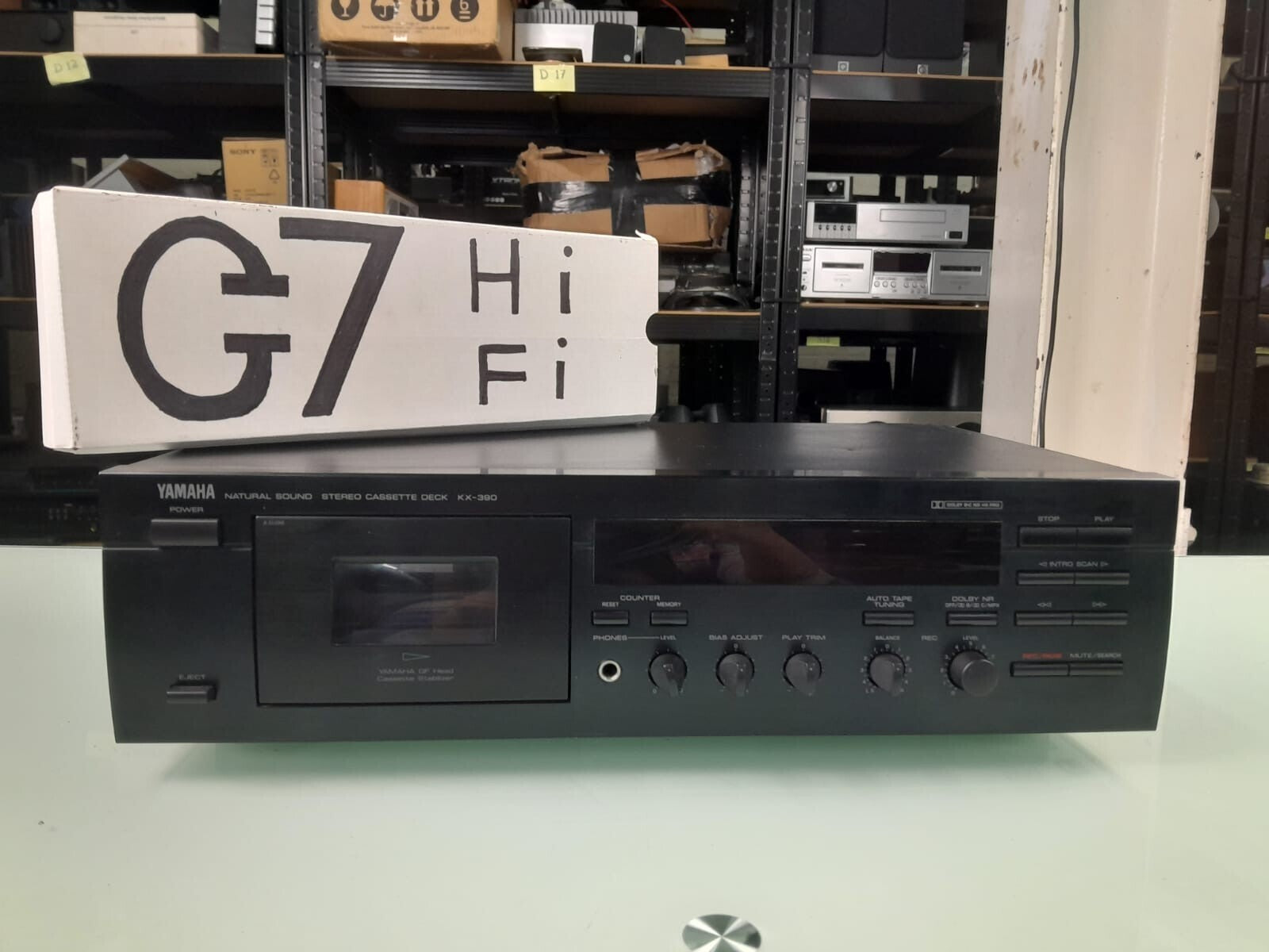YAMAHA KX 390 NATURAL SOUND STEREO CASSETTE DECK