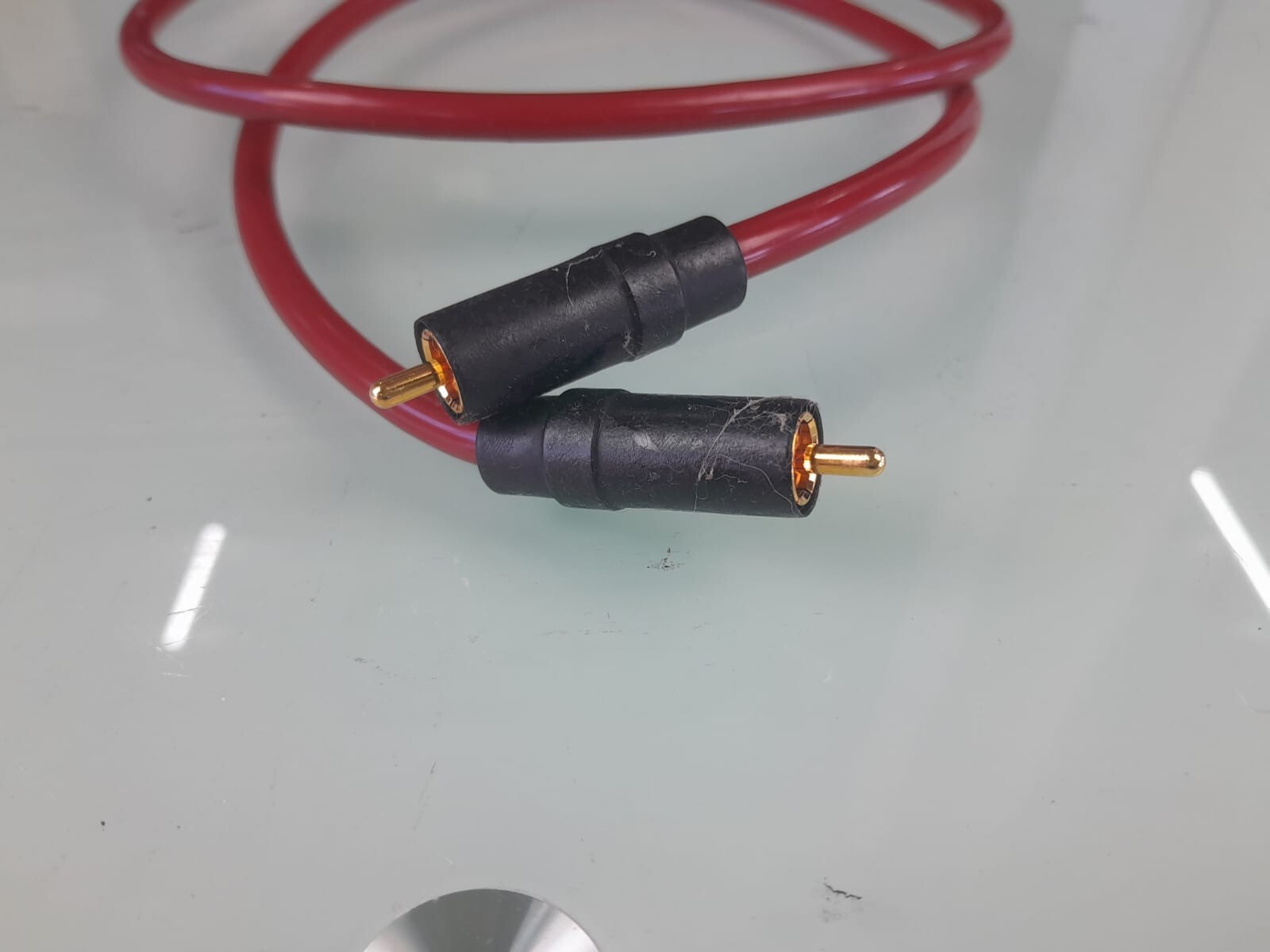 THE CHORD COMPANY CRIMSON VEE RCA INTERCONNECTS CABLES