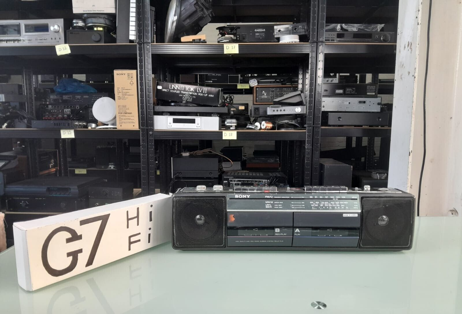 SONY CFS W30IL FM/MW/LW/SW STEREO CASSETTE RECORDER