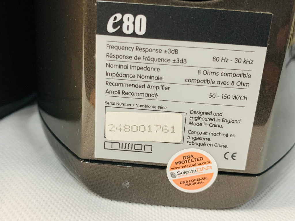 MISSION ELEGANTE E80 SPEAKERS