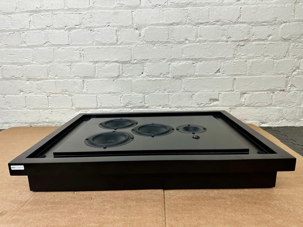 Artcoustic of Denmark wall hanging flat panel Speakers
