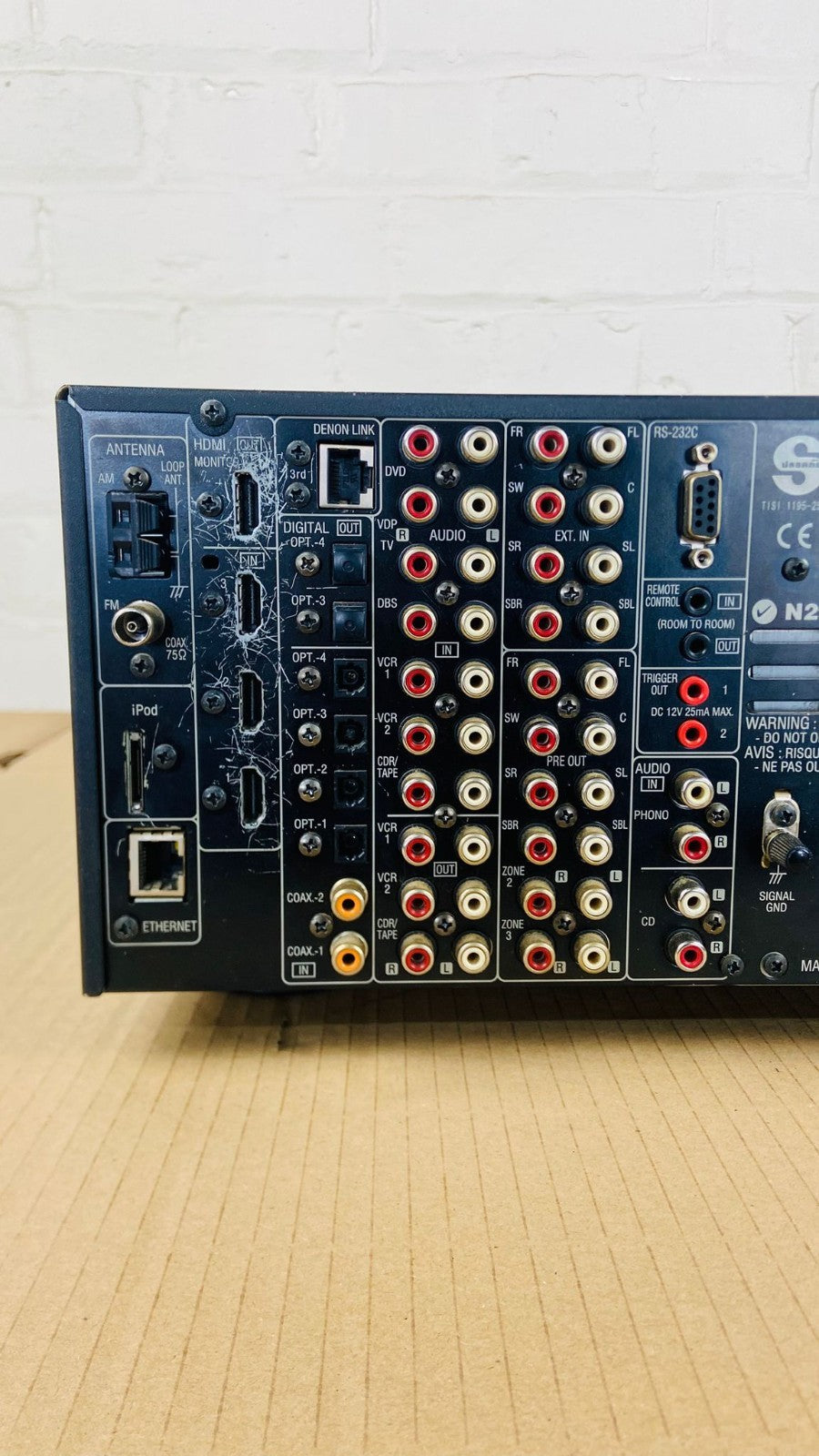DENON AVR 4306 AV SURROUND RECEIVER WITH REMOTE