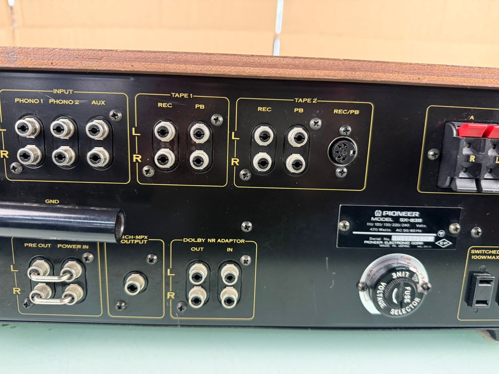 PIONEER SX 939 MONSTER STEREO RECEIVER