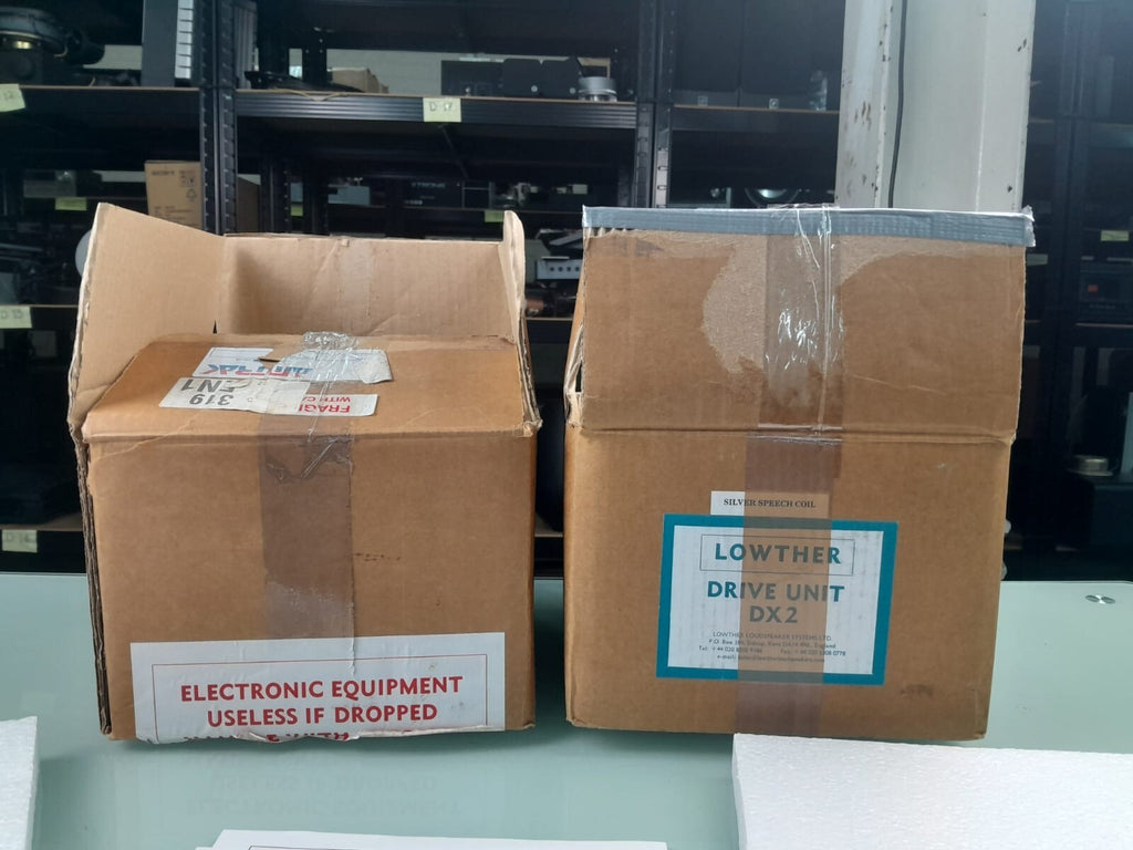 ORIGINAL LOWTHER PM6A AND DX2 EMPTY BOXES