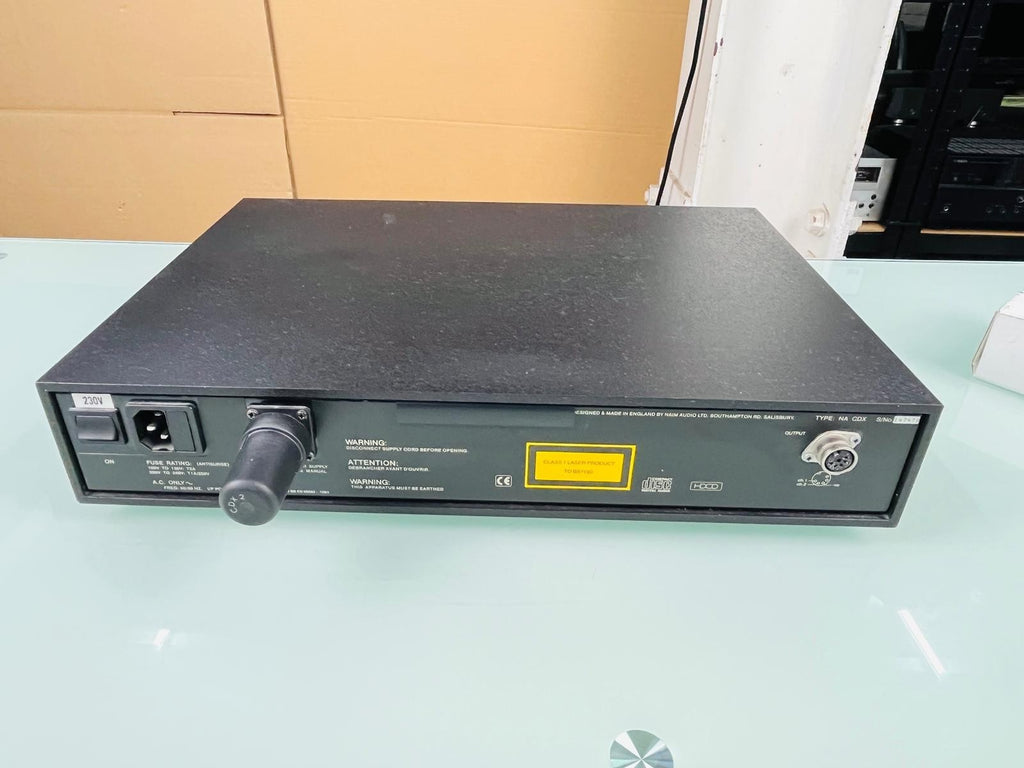 NAIM NA CDX CD PLAYER WITH REMOTE AND PLUCK