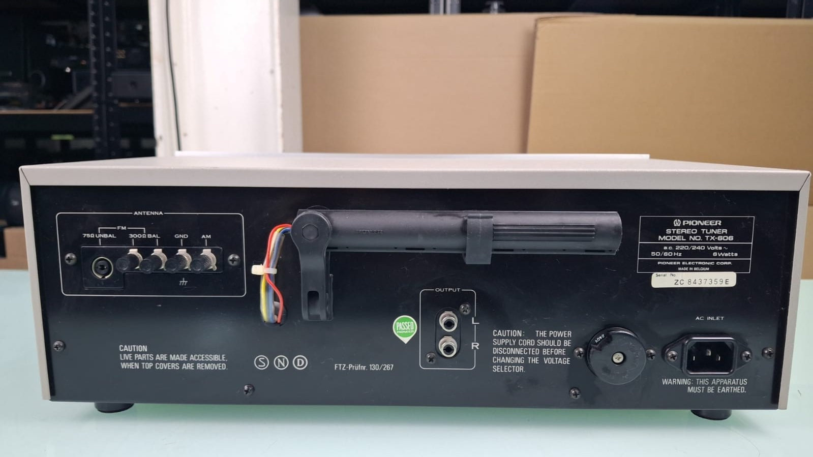 PIONEER TX 606 STEREO TUNER