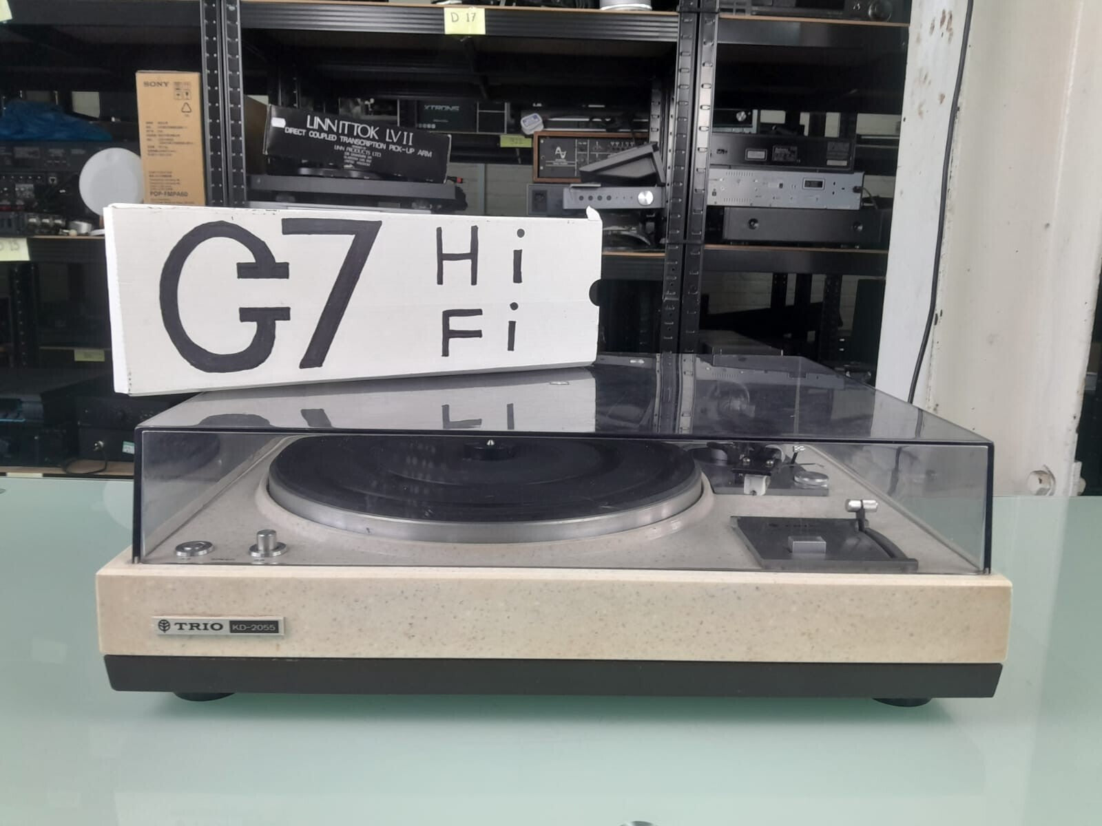 TRIO KD 2055 AUTOMATIC RETURN BELT DRIVE TURNTABLE