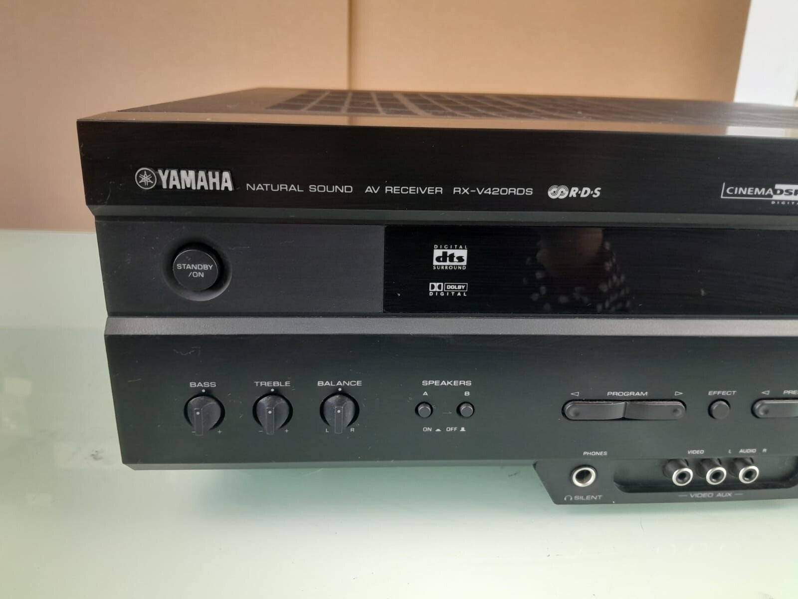 YAMAHA RX V420RDS NATURAL SOUND AV RECEIVER