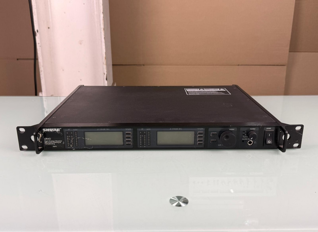 Shure UR4D J5E Dual Channel Wireless Receiver 578-638 MHz #003