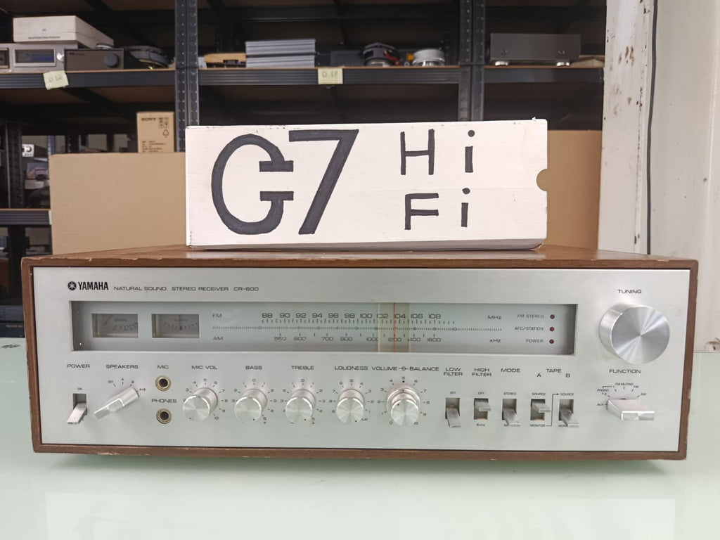 YAMAHA CR 600 NATURAL SOUND STEREO RECEIVER