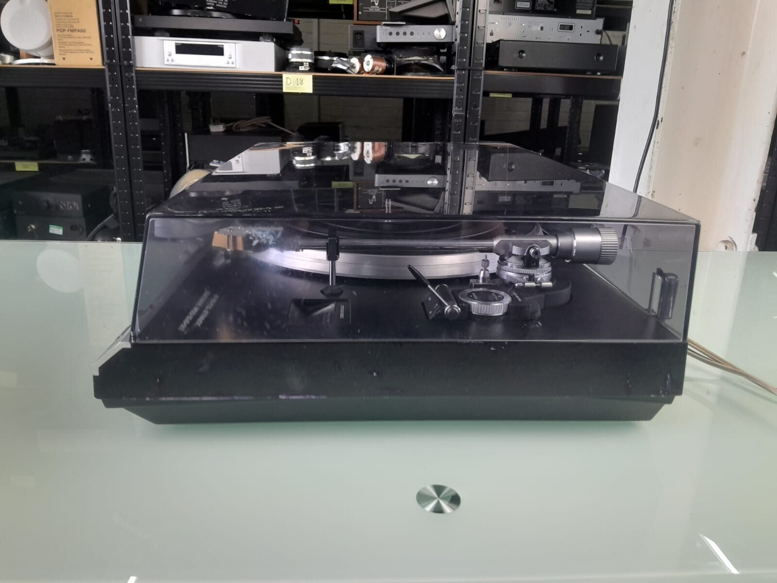 PHILIPS BLACK TULIP AF 829 AUTOMATIC TURNTABLE WITH PHILIPS 412 II CARTRIDGE