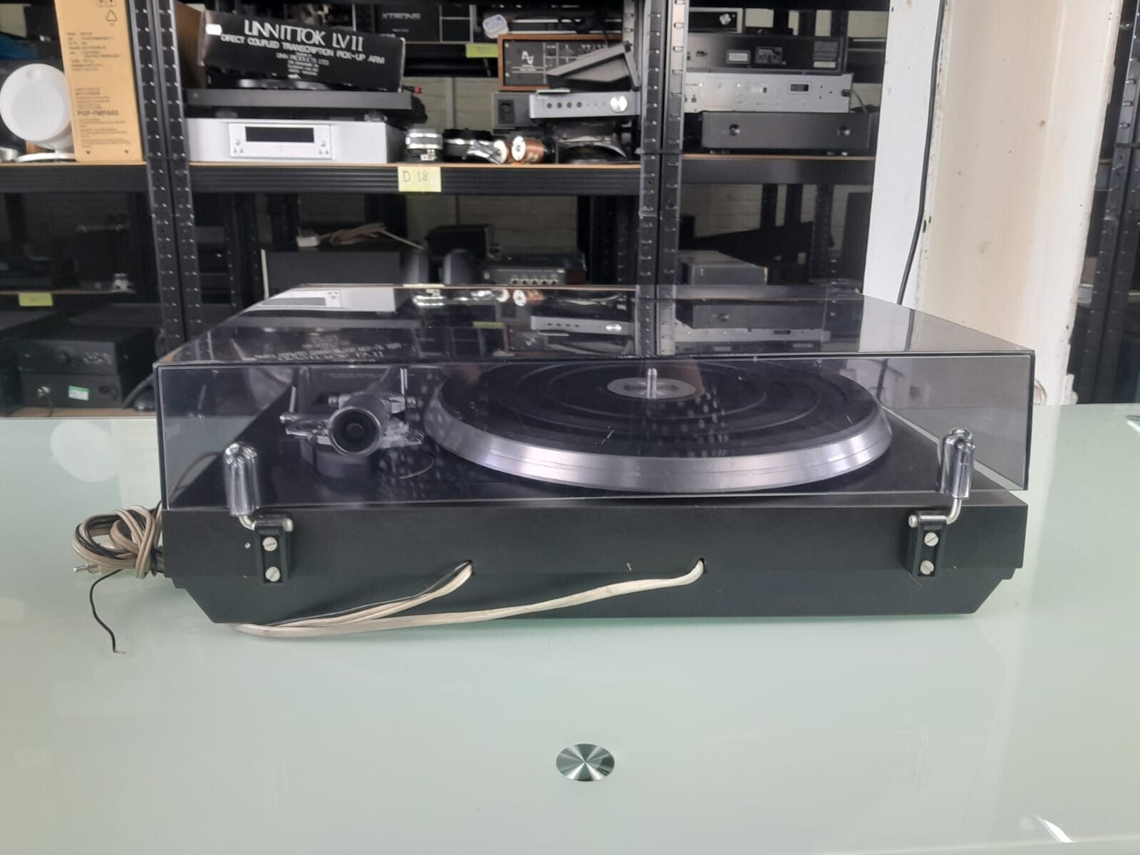 PHILIPS BLACK TULIP AF 829 AUTOMATIC TURNTABLE WITH PHILIPS 412 II CARTRIDGE
