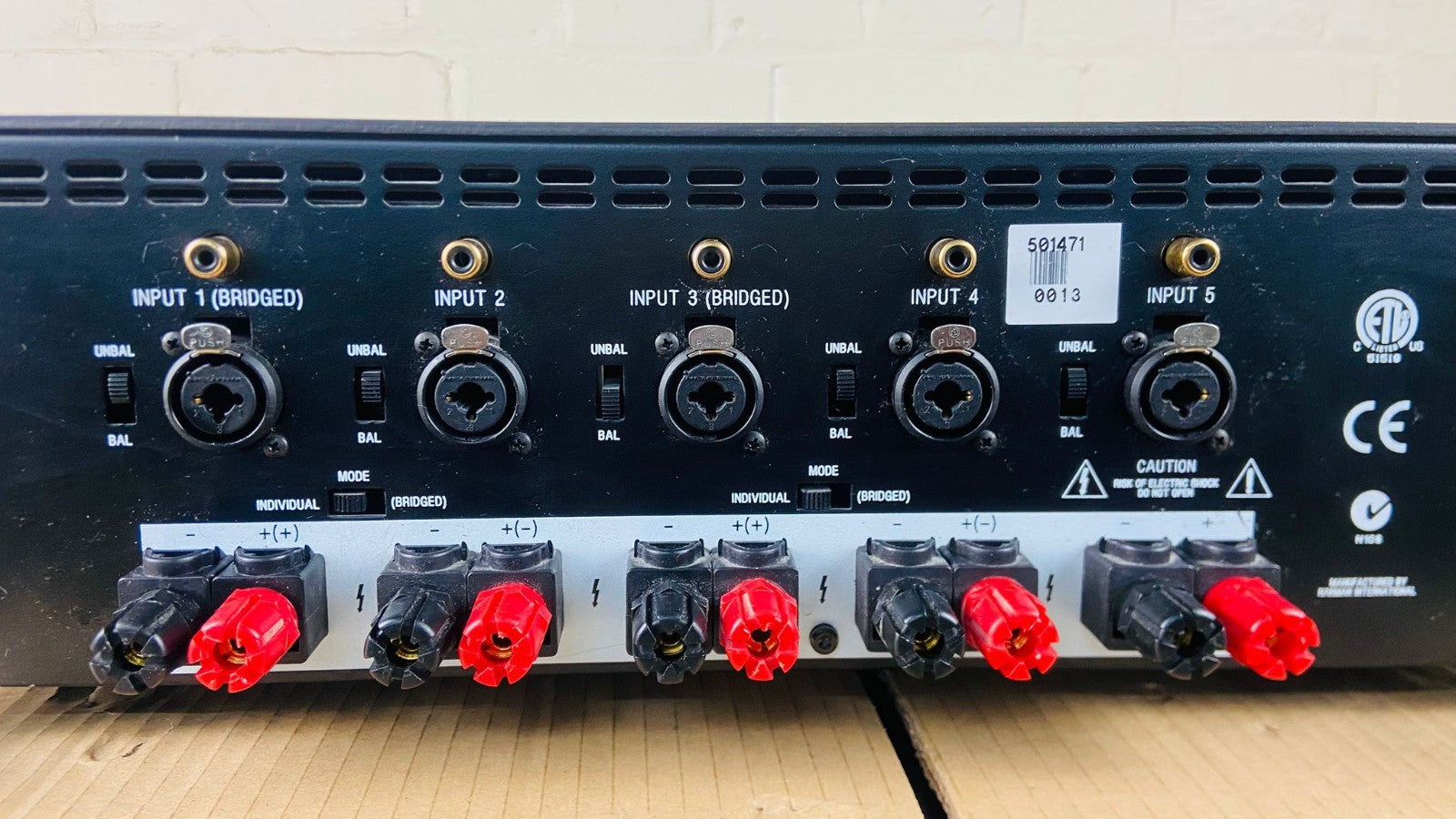 Lexicon LX-5 Five-Channel Power Amplifier THX Ultra Certified