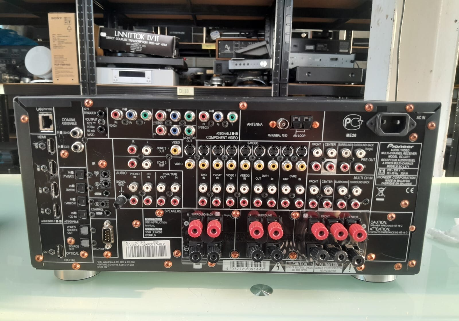 PIONEER SC LX71 AV MULTI-CHANNEL RECEIVER