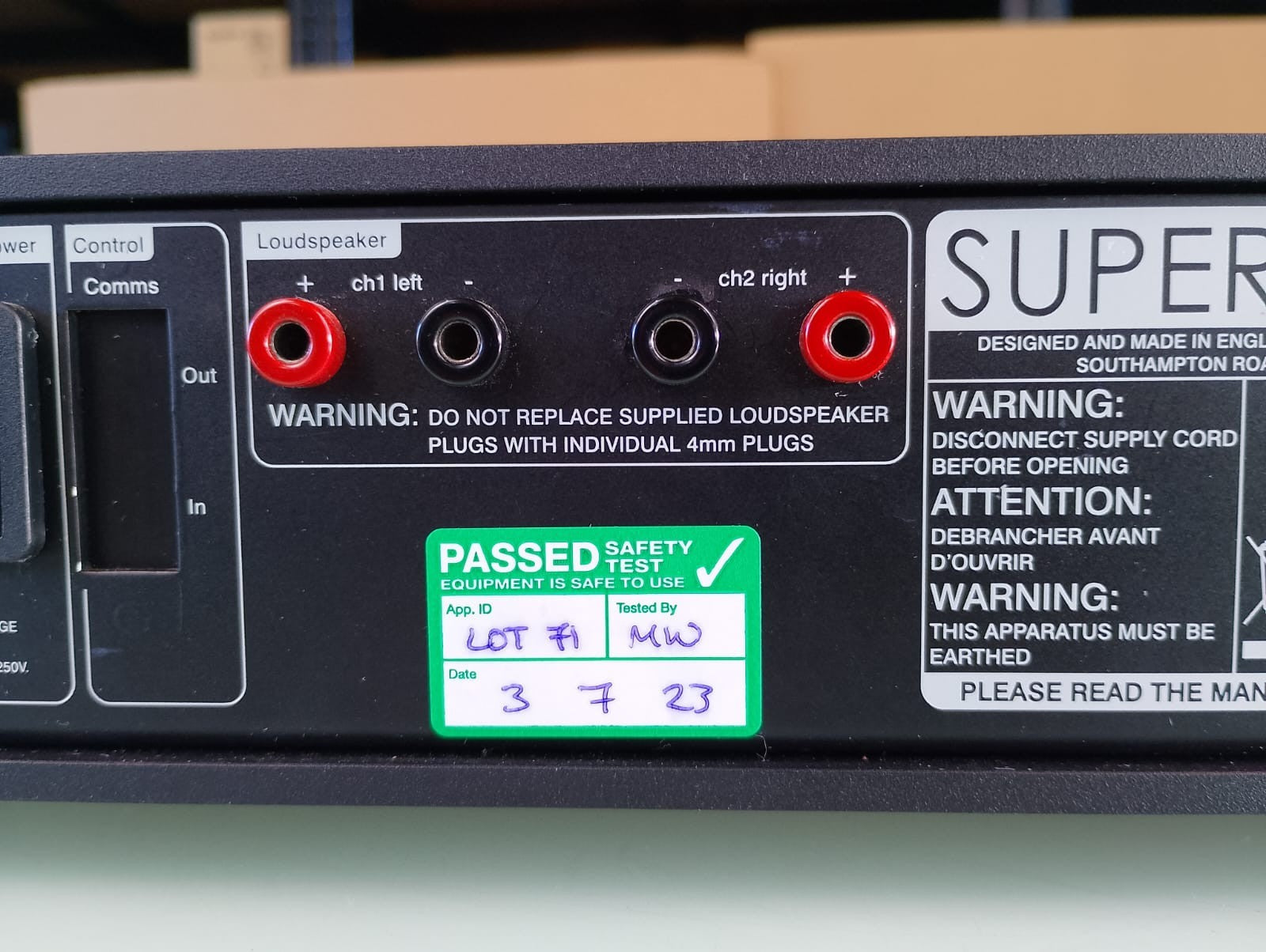 NAIM SUPERNAIT INTEGRATED AMPLIFIER