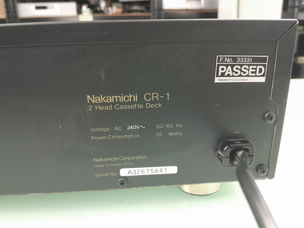 NAKAMICHI CR 1 2 HEAD CASSETTE DECK