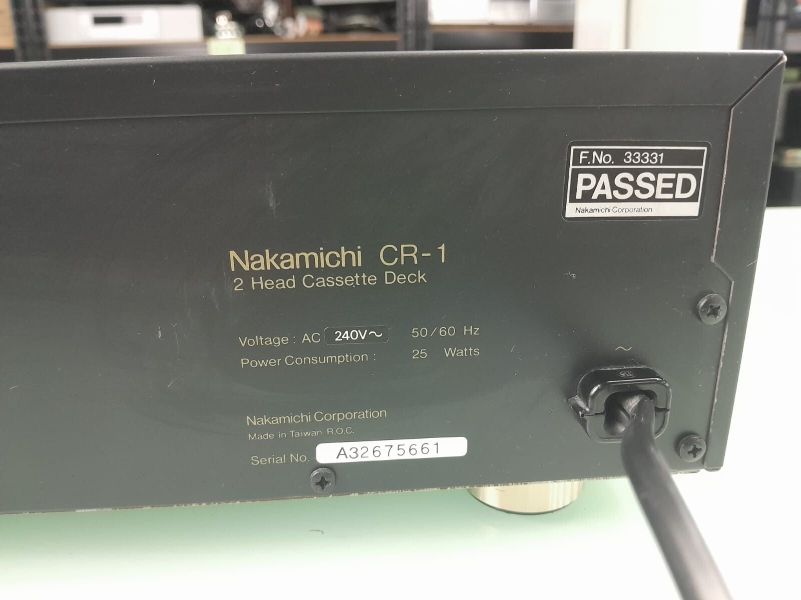 NAKAMICHI CR 1 2 HEAD CASSETTE DECK