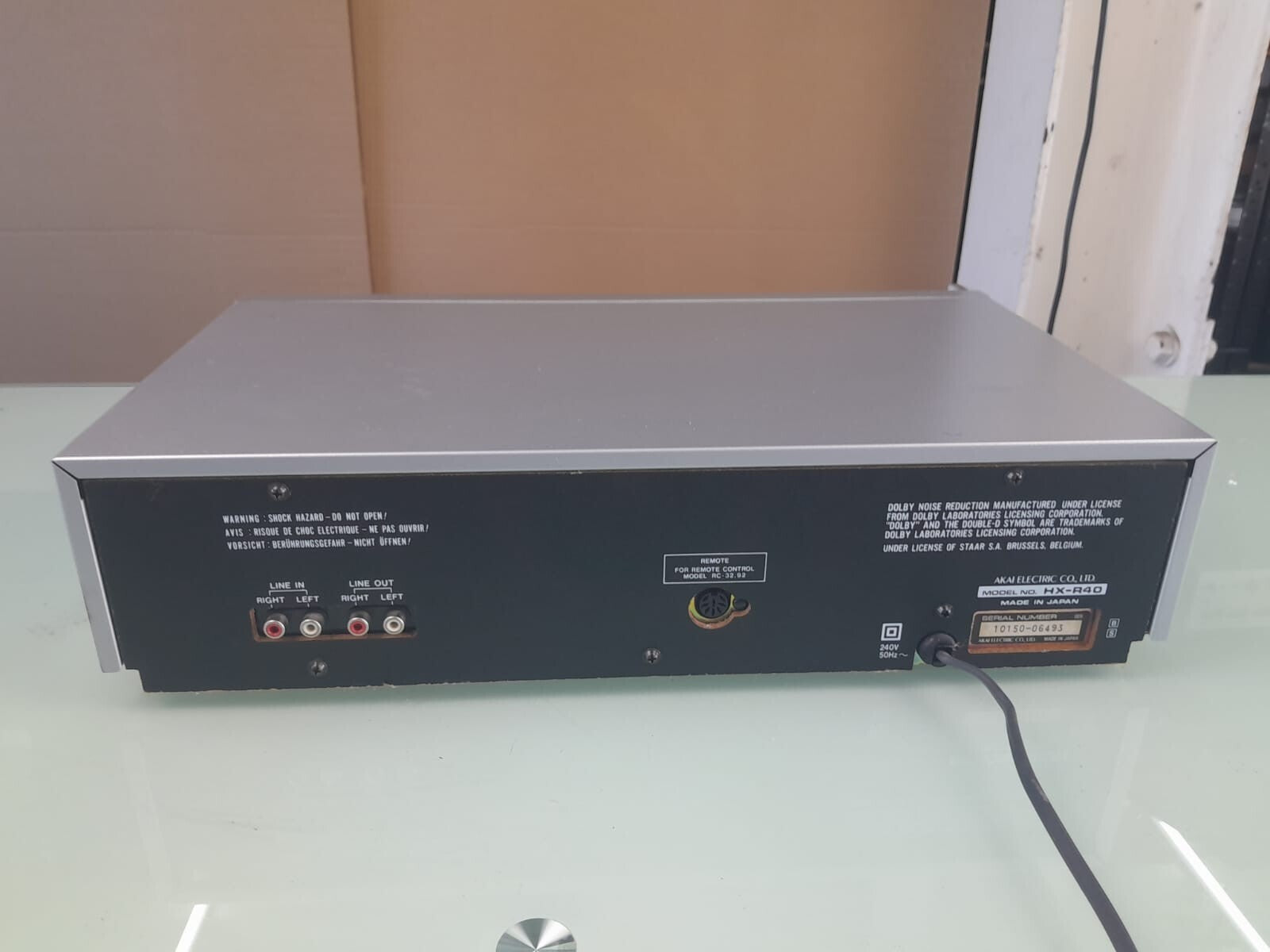 AKAI HX R40 STEREO CASSETTE DECK