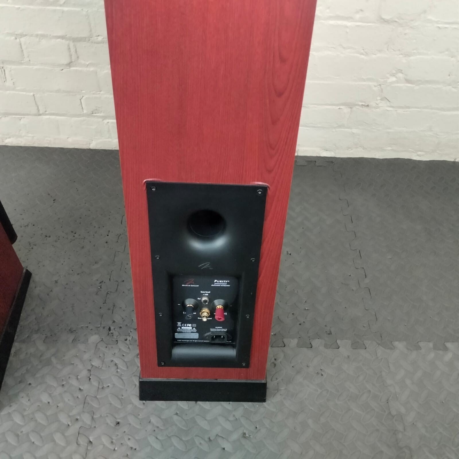 MARTIN LOGAN PURITY HYBRID ELECTROSTATIC FLOOR STANDING SPEAKERS