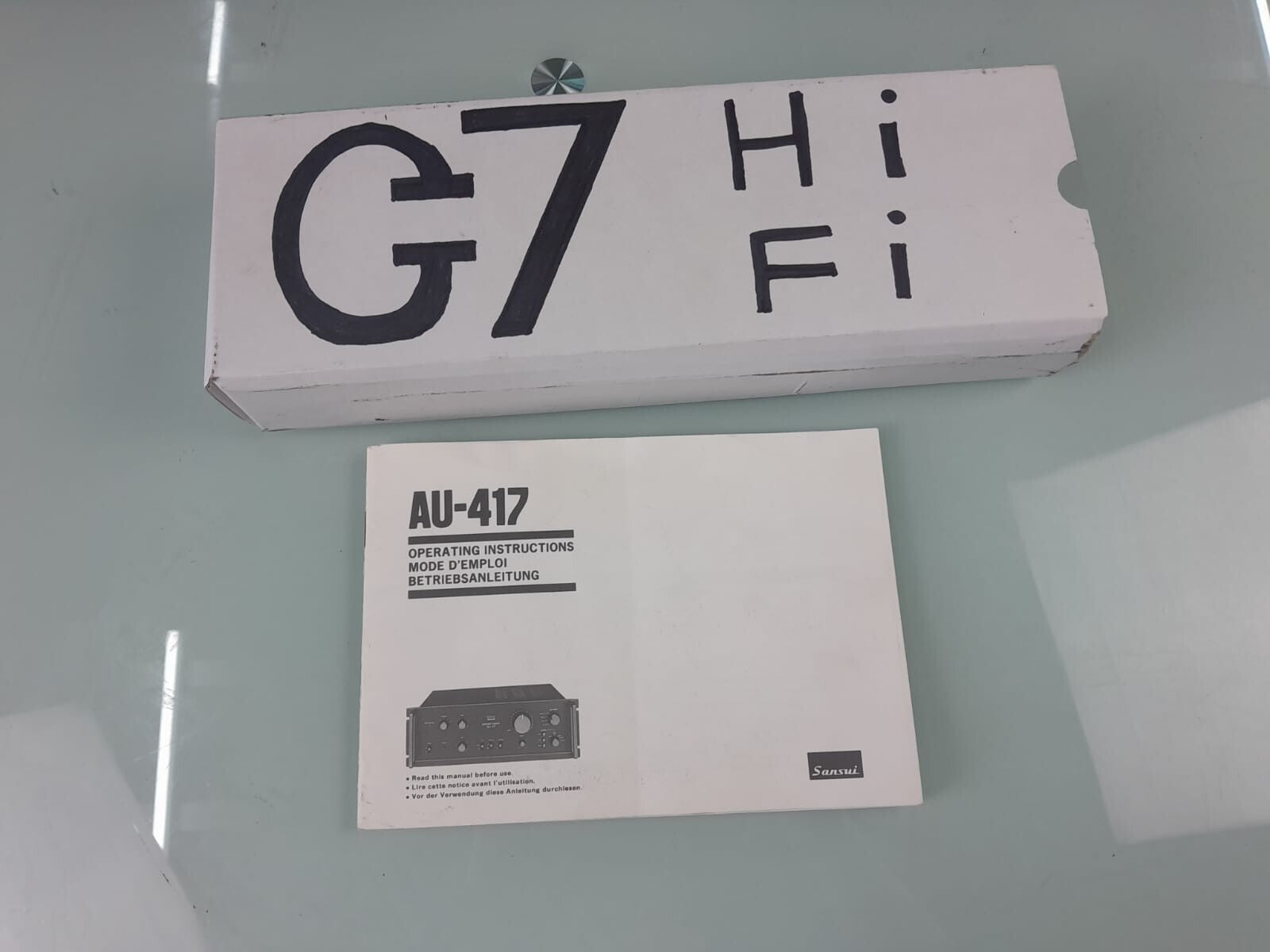SANSUI AU 417 INTEGRATED AMPLIFIER OPERATING INSTRUCTIONS