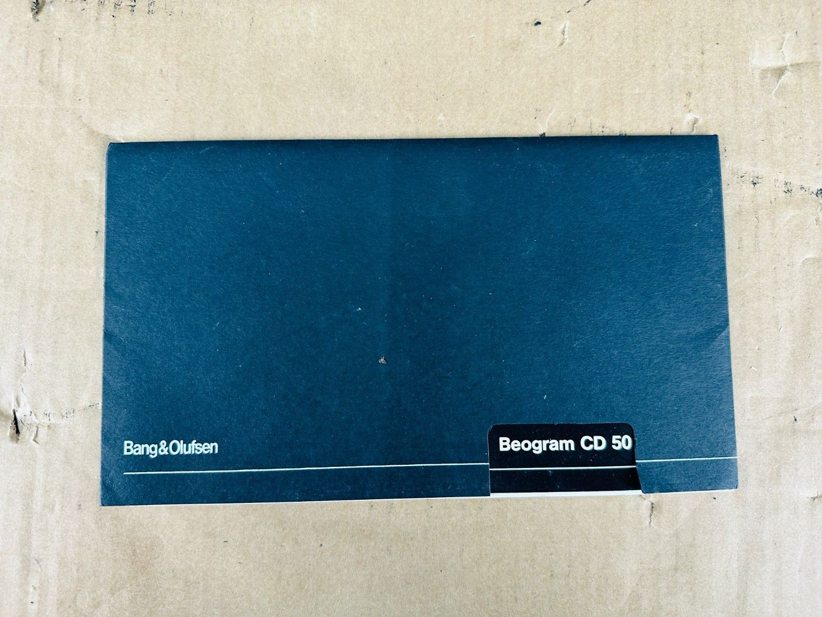 Bang & Olufsen B&O Beogram CD 50 Manual #002