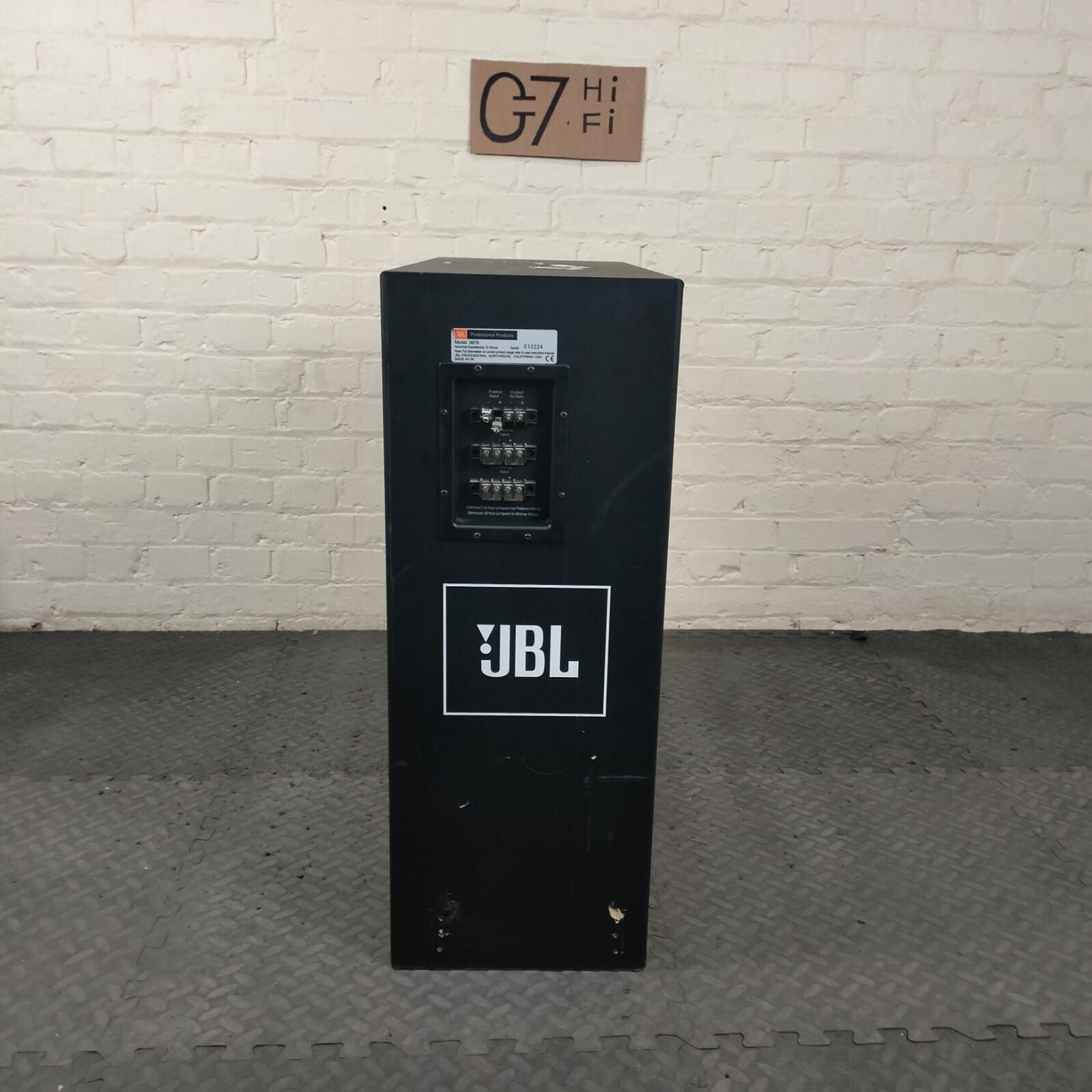 JBL PRO 3678 Single Woofer Bass Box #004