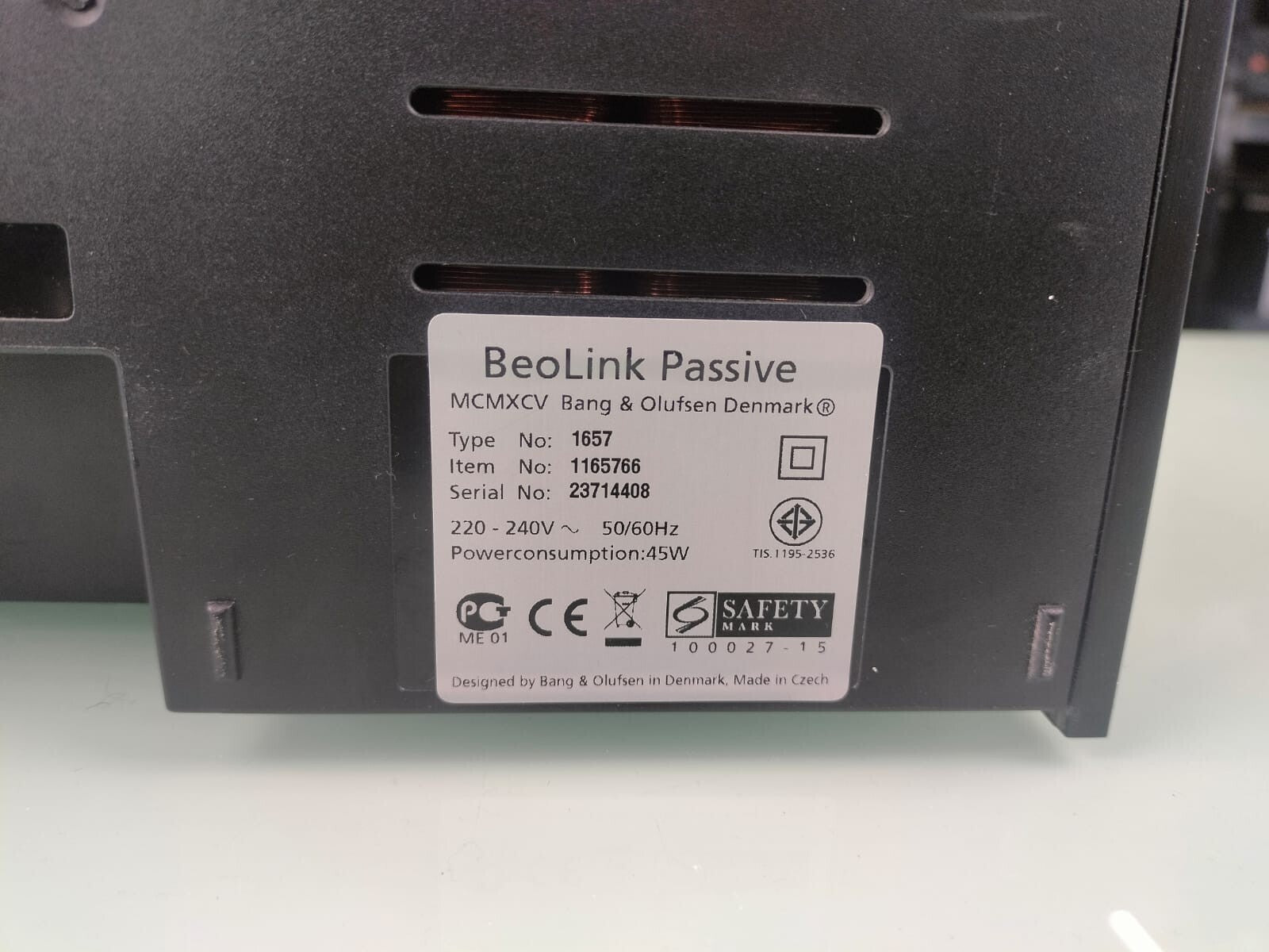 B&O BANG & OLUFSEN BEOLINK PASSIVE AMPLIFIER