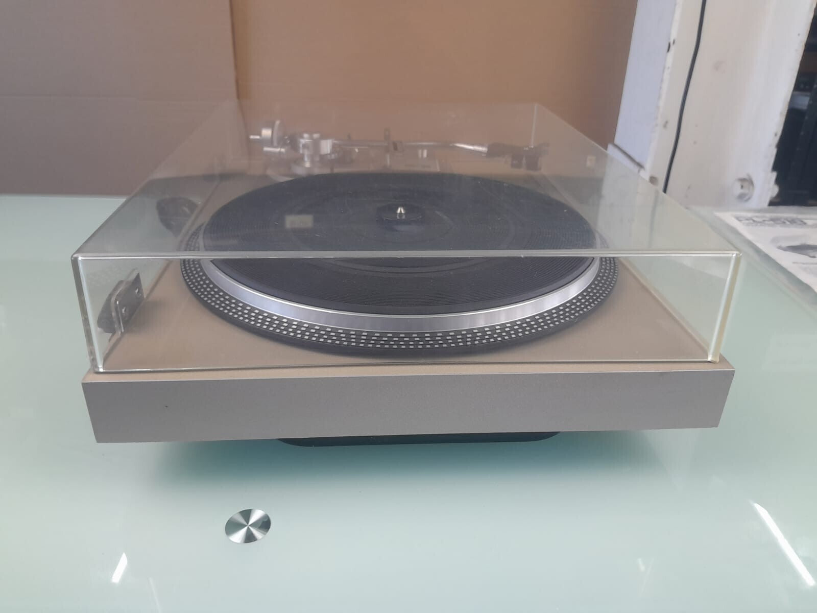 PIONEER PL 518 DIRECT DRIVE STEREO TURNTABLE WITH ADC 10E MK IV CARTRIDGE