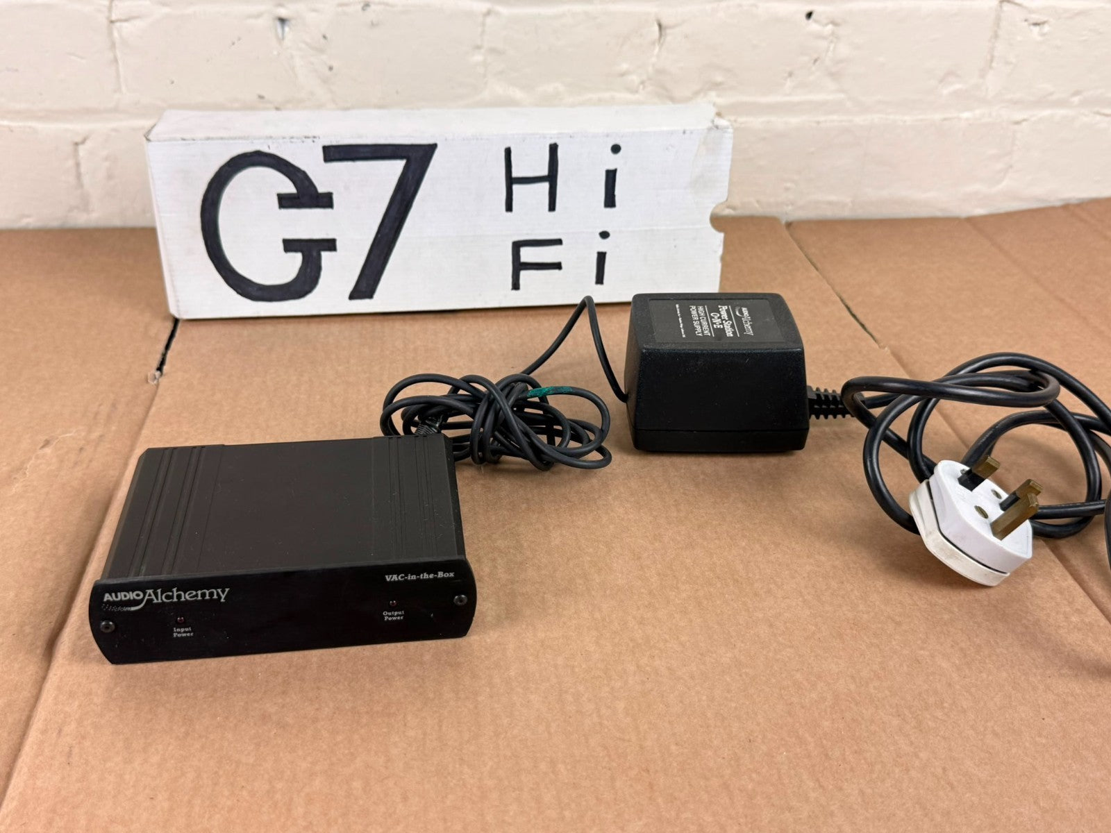 AUDIO ALCHEMY VAC IN THE BOX PHONO PREAMPLIFIER WITH POWER STATION ONE