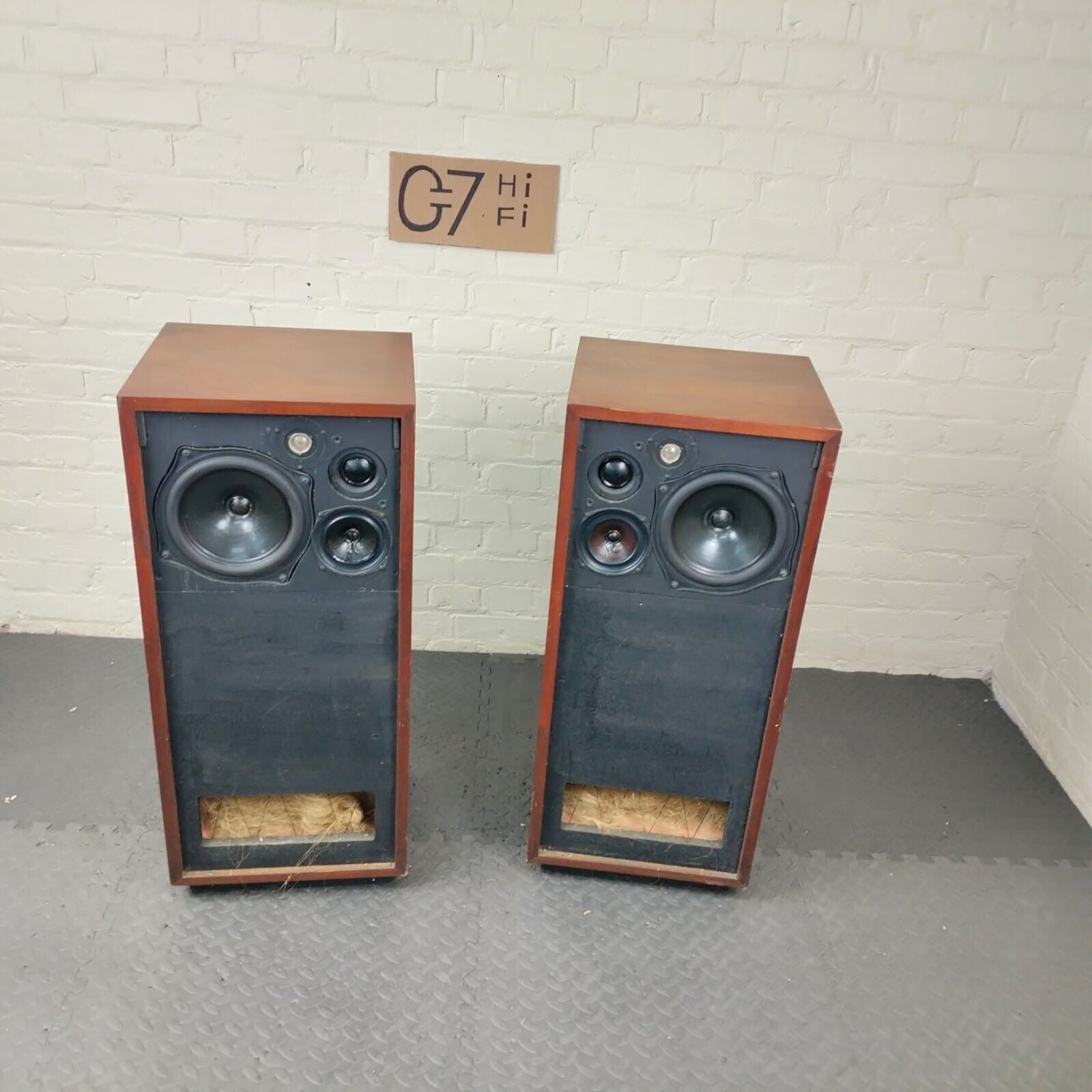 IMF TRANSMISSION LINE SPEAKERS WITH KEF DRIVERS STUDIO MONITORS TLS 40 50 80