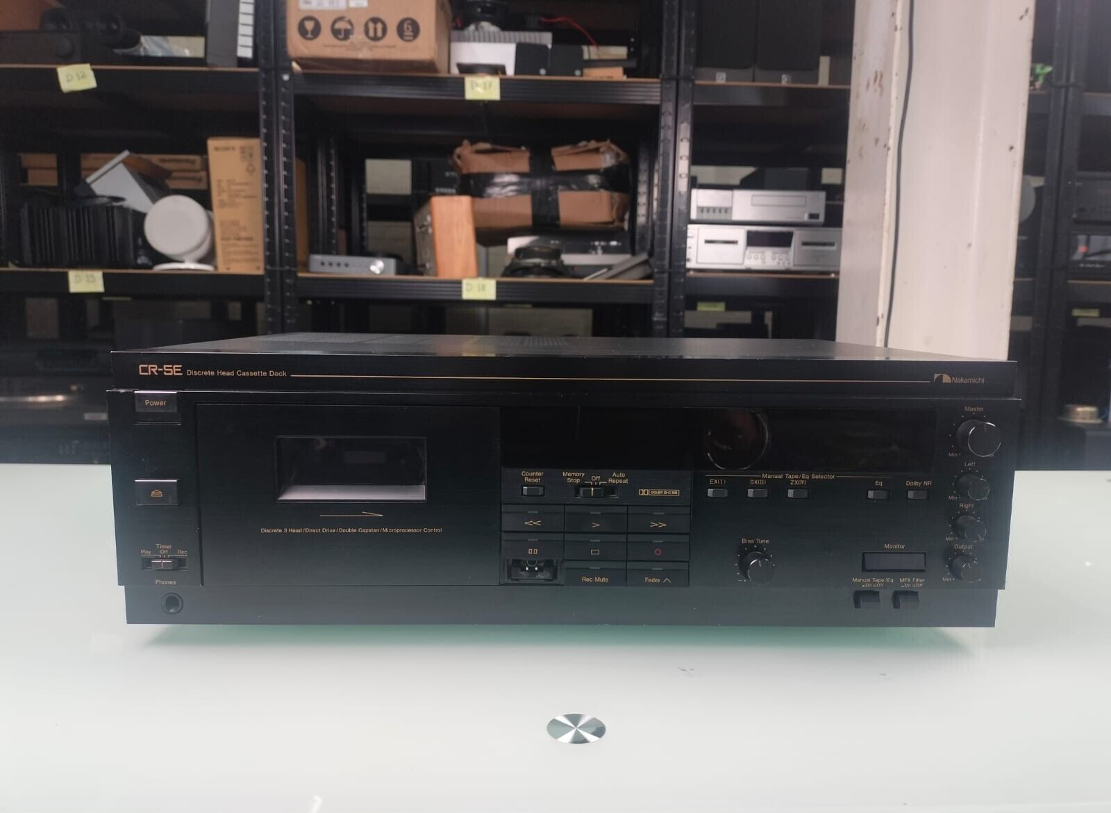 NAKAMICHI CR-5E DISCRETE HEAD CASSETTE DECK