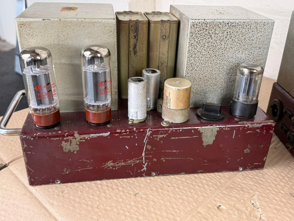 AUDIOMASTER TYPE 11A VALVE POWER AMPLIFIER PRE QUAD MONO BLOCKS
