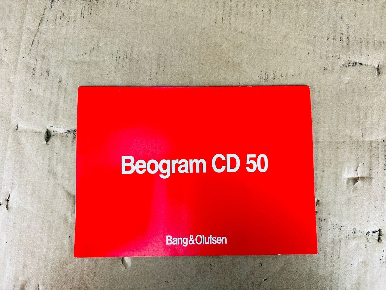 Bang & Olufsen B&O Beogram CD 50 Manual