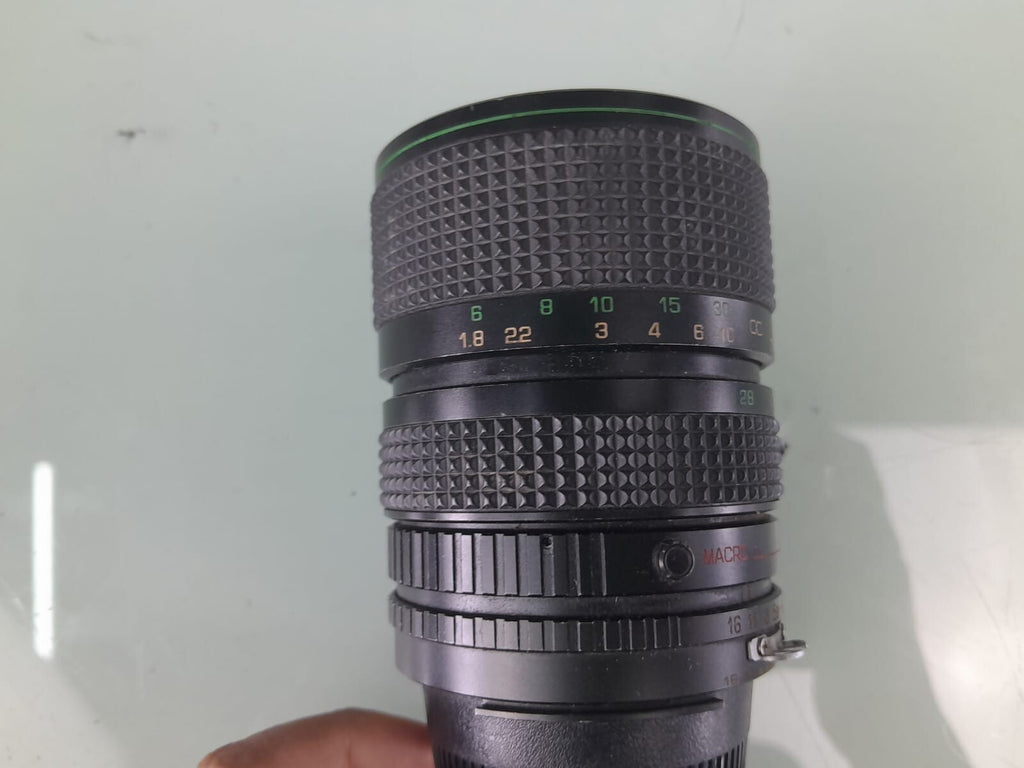 HANIMEX MC AUTO ZOOM 28-80MM F/3.5-4.5 MACRO CAMERA LENS