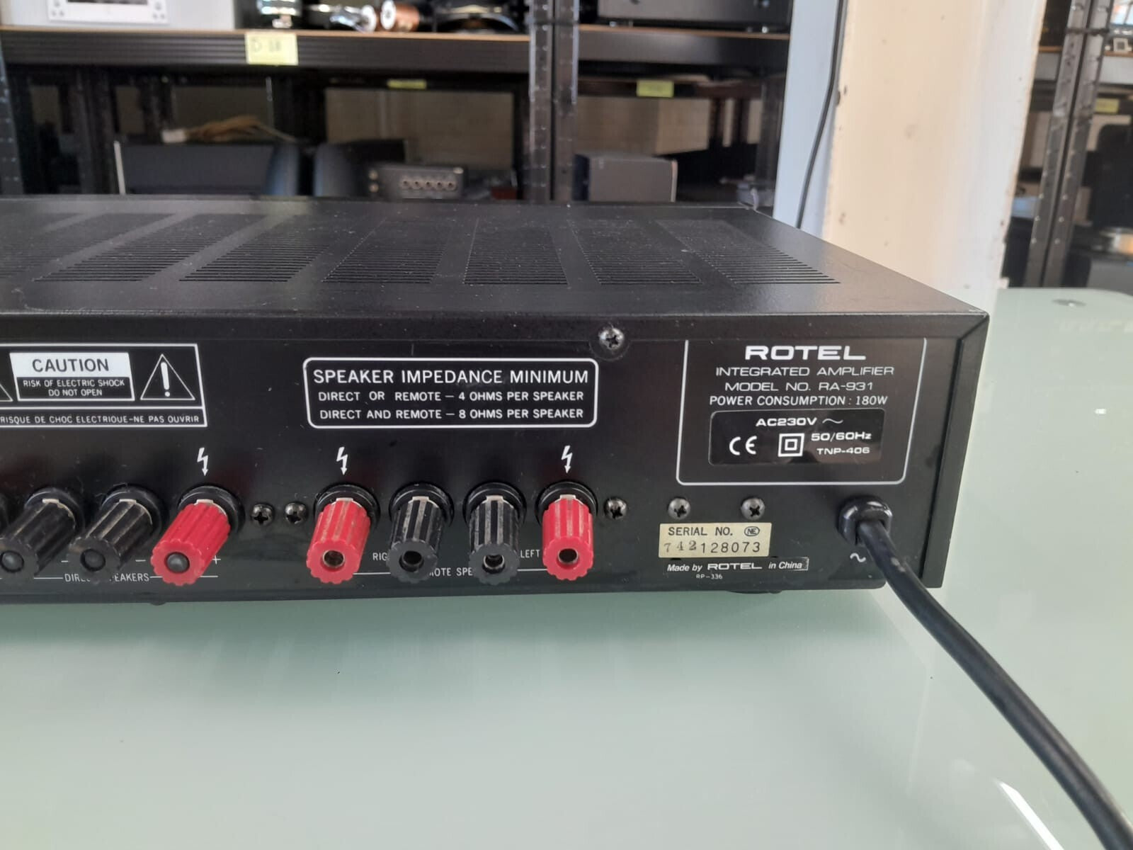 ROTEL RA 931 STEREO INTEGRATED AMPLIFIER
