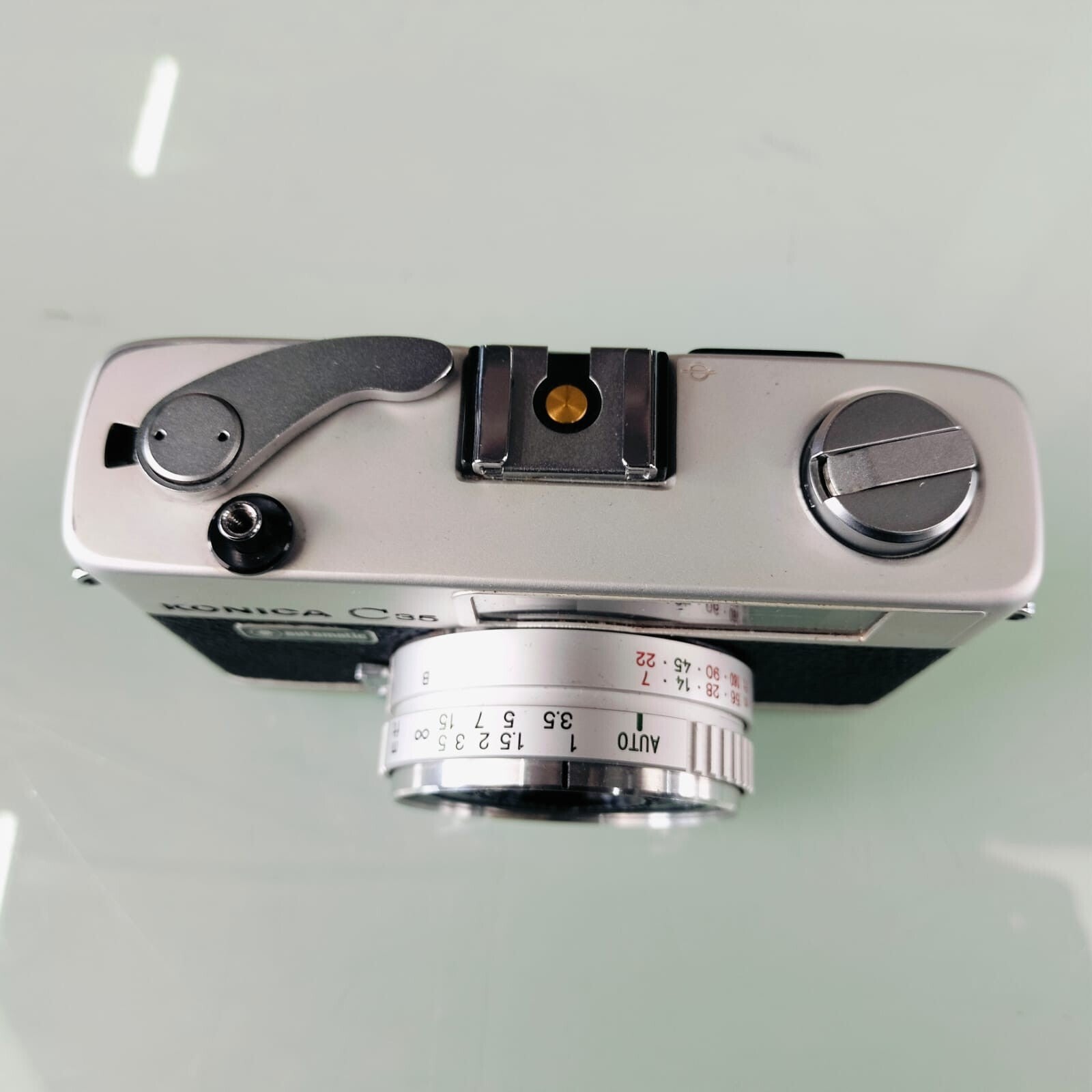 KONICA C35 RANGEFINDER CAMERA HEXANON F=38MM 1:2.8 LENS