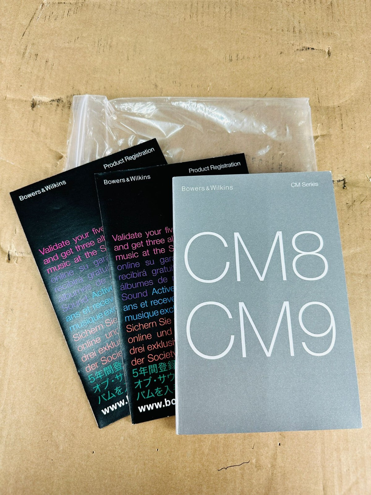 Bowers & Wilkins B&W CM Series CM8 CM9 Manual