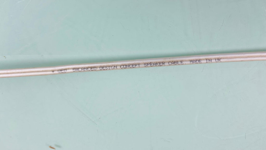QED BALANCED DESIGN CONCEPT SPEAKER CABLE #002