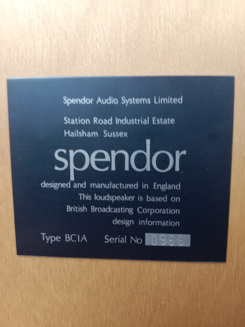 Spendor BC1A With M50 Amplifiers Floor Standing Speakers