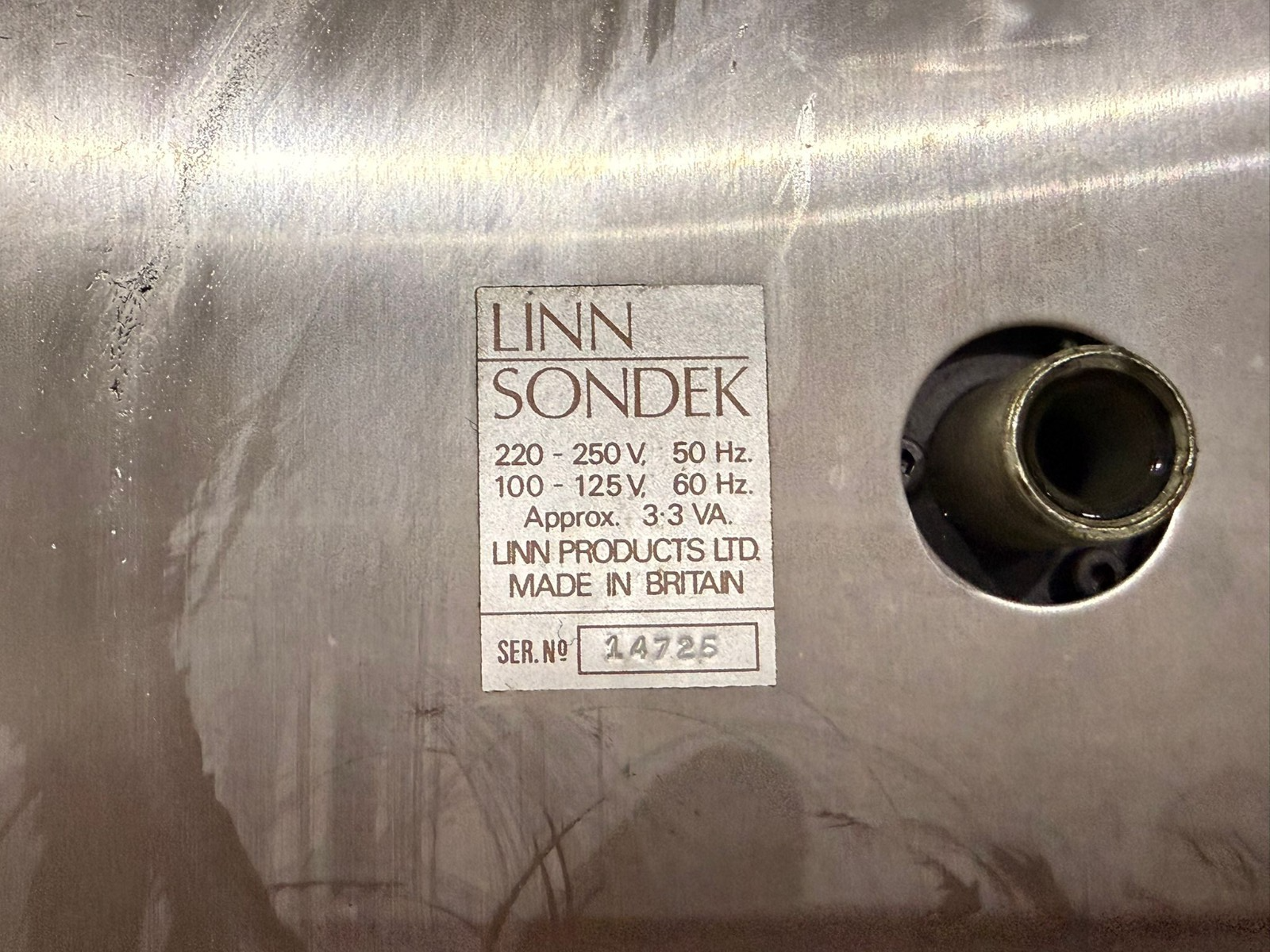 SERVICED MODIFIED LINN SONDEK LP12 TURNTABLE ITTOK LVII TONEARM ORIGINAL BOX