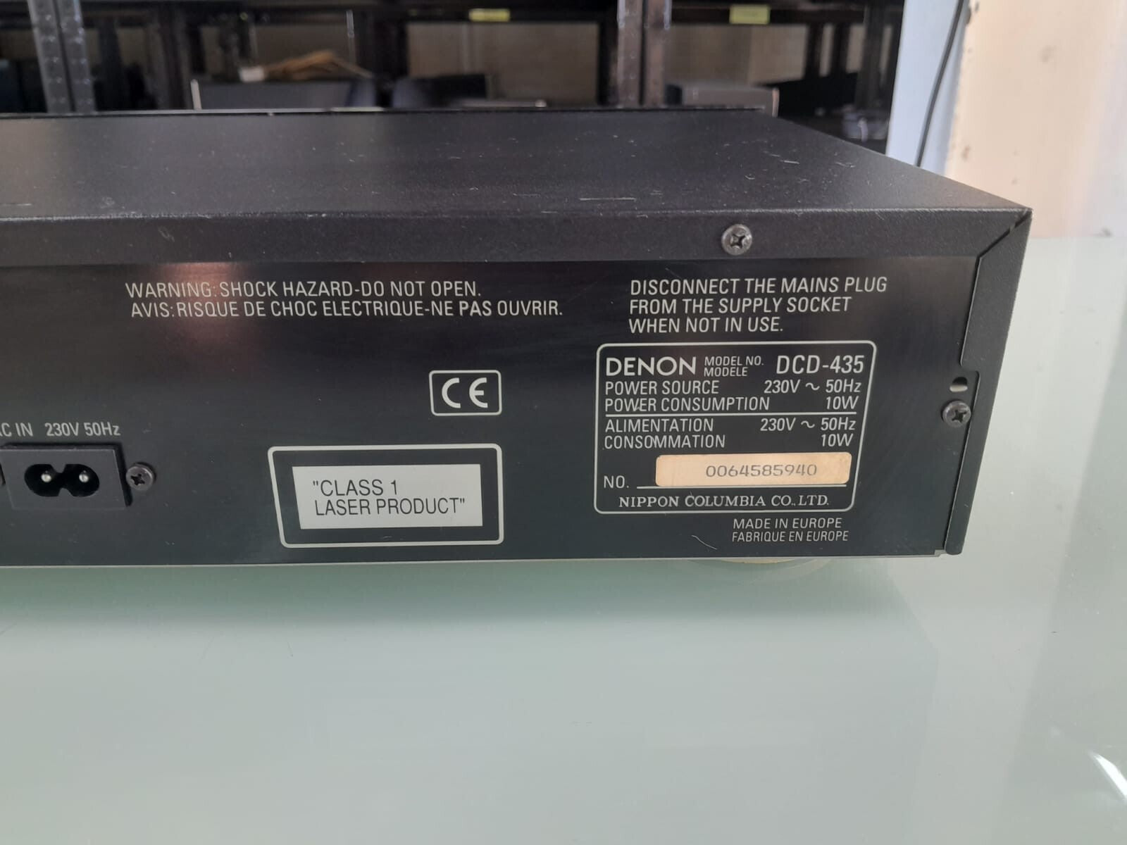 DENON DCD 435 PCM AUDIO TECHNOLOGY / CD PLAYER