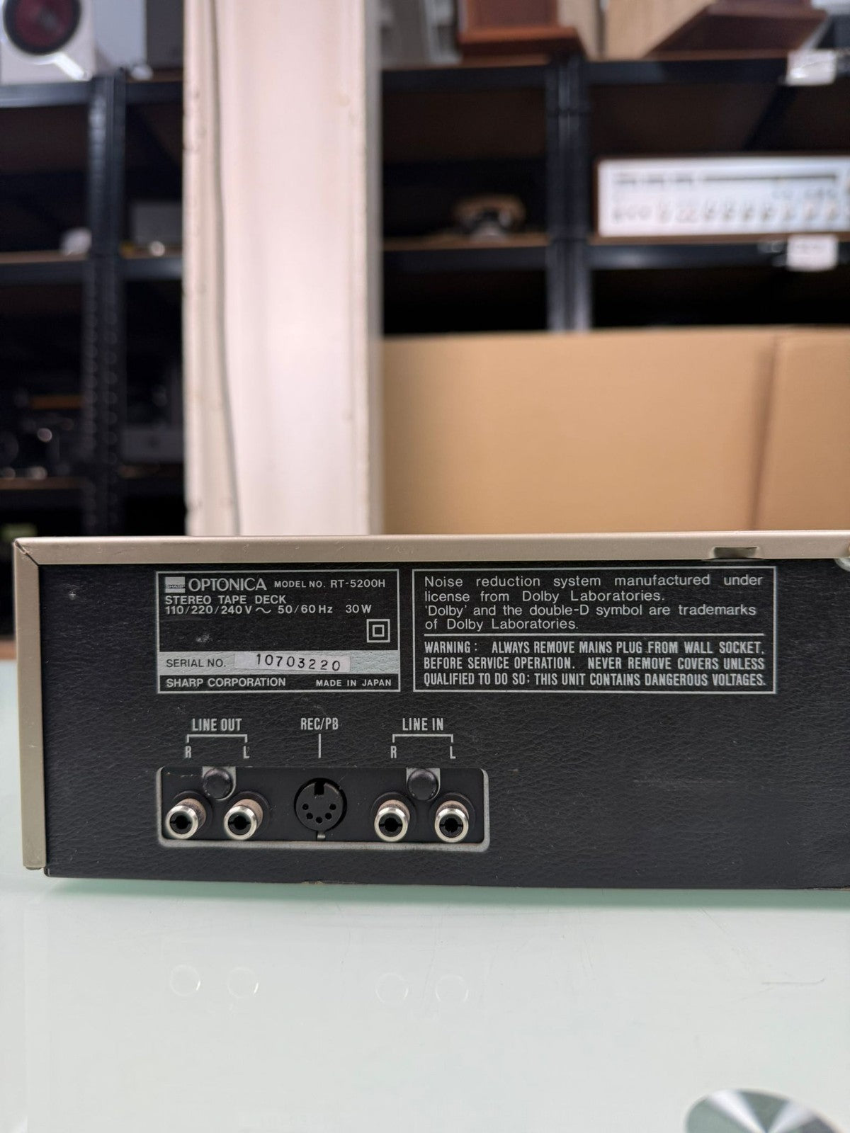 OPTONICA RT 5200H STEREO CASSETTE DECK