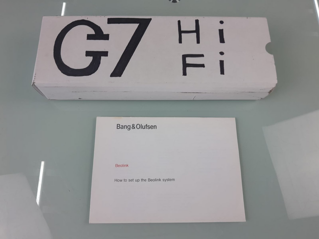 B&O BANG & OLUFSEN BEOLINK SYSTEM SETUP MANUAL #002