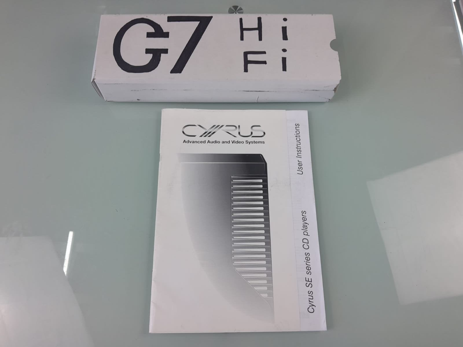 CYRUS SE SERIES CD PLAYER USER INSTRUCTIONS / MANUAL