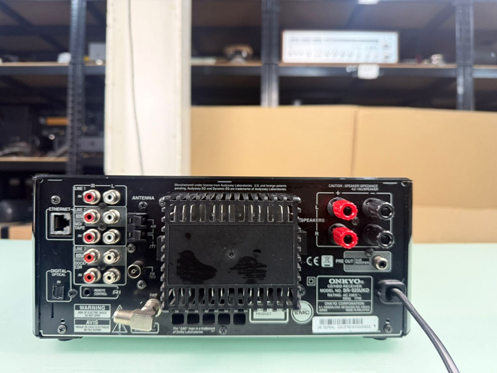 ONKYO BR 925 UKD CD/HDD RECEIVER WITH REMOTE