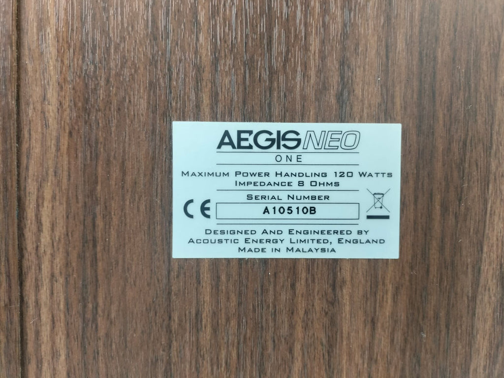 ACOUSTIC ENERGY AEGIS NEO ONE SPEAKERS