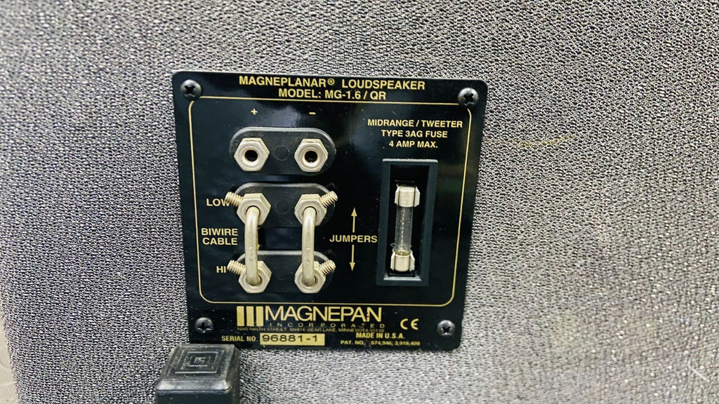 MAGNEPAN MAGNEPLANAR MG 1.6 / QR LOUDSPEAKERS ELECTROSTATIC