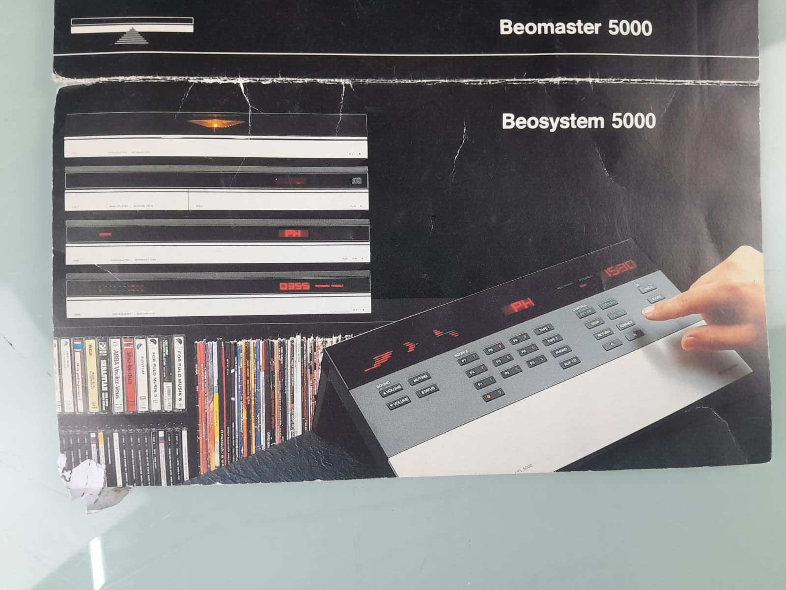 BANG & OLUFSEN B&O BEOMASTER 5000 MANUAL