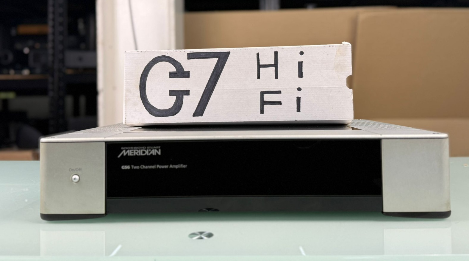 MERIDIAN G56 TWO CHANNEL POWER AMPLIFIER