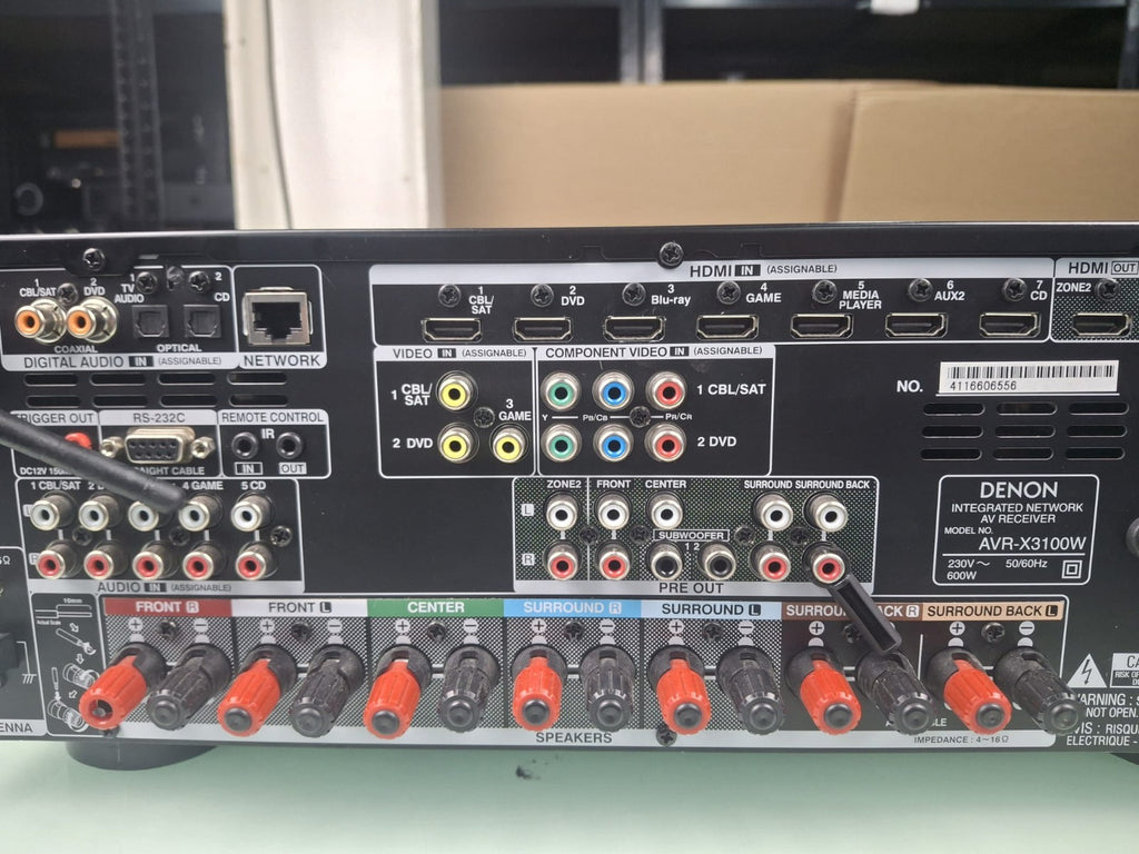 DENON AVR X3100W INTEGRATED NETWORK AV RECEIVER